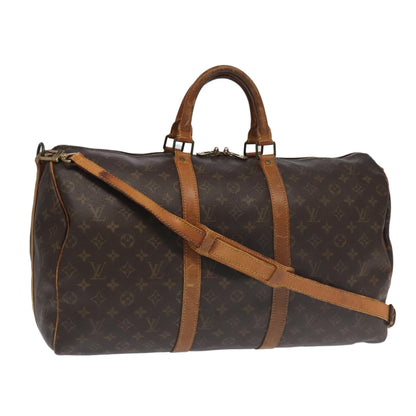 Louis Vuitton Keepall Bandouliere 50  Canvas Travel Bag