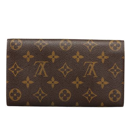 Louis Vuitton Sarah Long Wallet Monogram M61725 PVC/Leather Brown