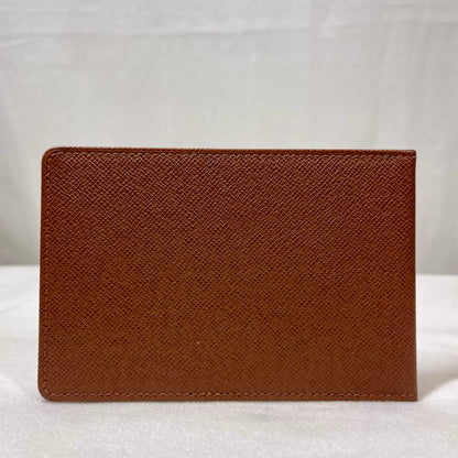 LOUIS VUITTON Brown Taiga Men's Wallet Set TS3695