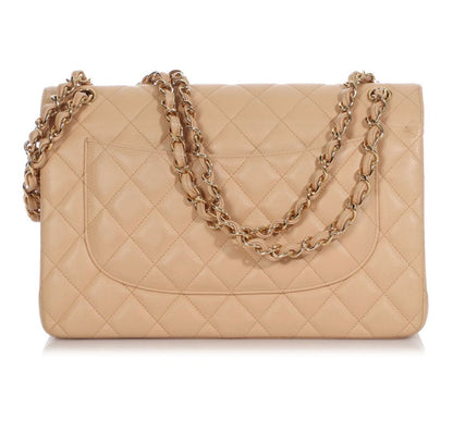 Pre owned Chanel Classic Jumbo Caviar Double Flap Designer Bag