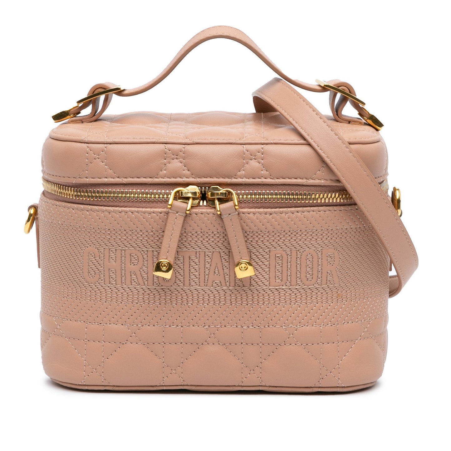 Small Lambskin Cannage DiorTravel Vanity Case