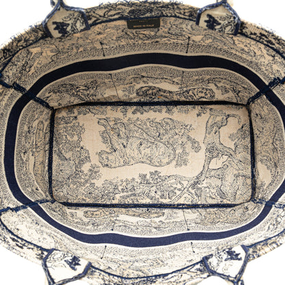 Embroidered Toile De Jouy Catherine Tote