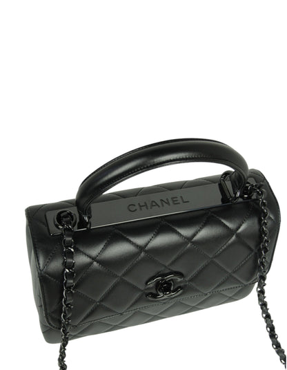 Chanel '24 SO Black Small Trendy CC Dual Handle Flap