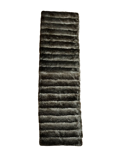 Chanel 78.5" Orylag Rabbit Fur & Cashmere Stole/Throw