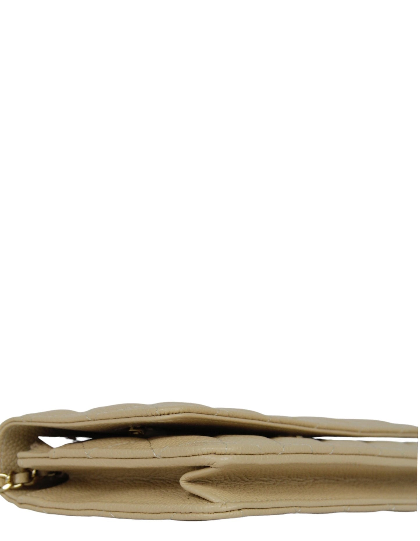 Chanel NWT Beige Caviar Leather WOC