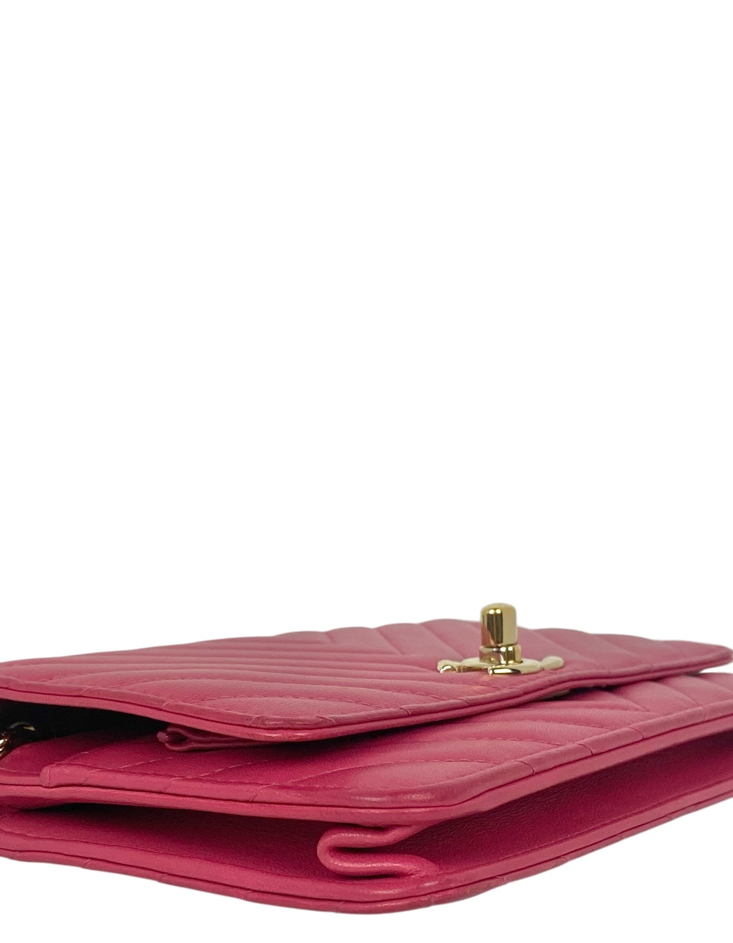 Chanel Pink Chevron Trendy CC WOC