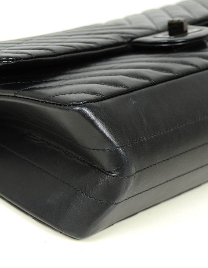 Chanel So Black Calfskin Quilted 2.55 Reissue 226 Flap Bag