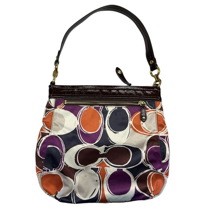 Handbag Designer By Coach In Brown & Tan, Size:Medium