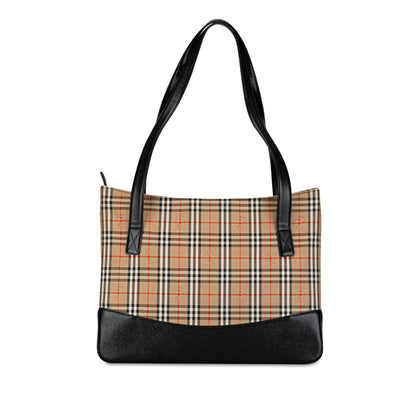 BURBERRY Haymarket Check Tote Bag