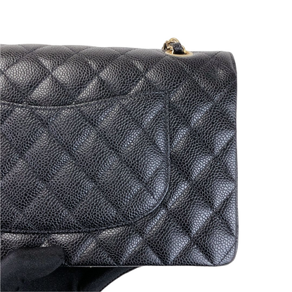 Classic Flap Caviar Medium Black GHW