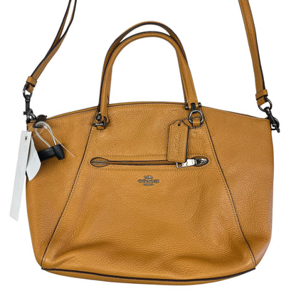 Crossbody Designer By Coach In Yellow, Size:Medium