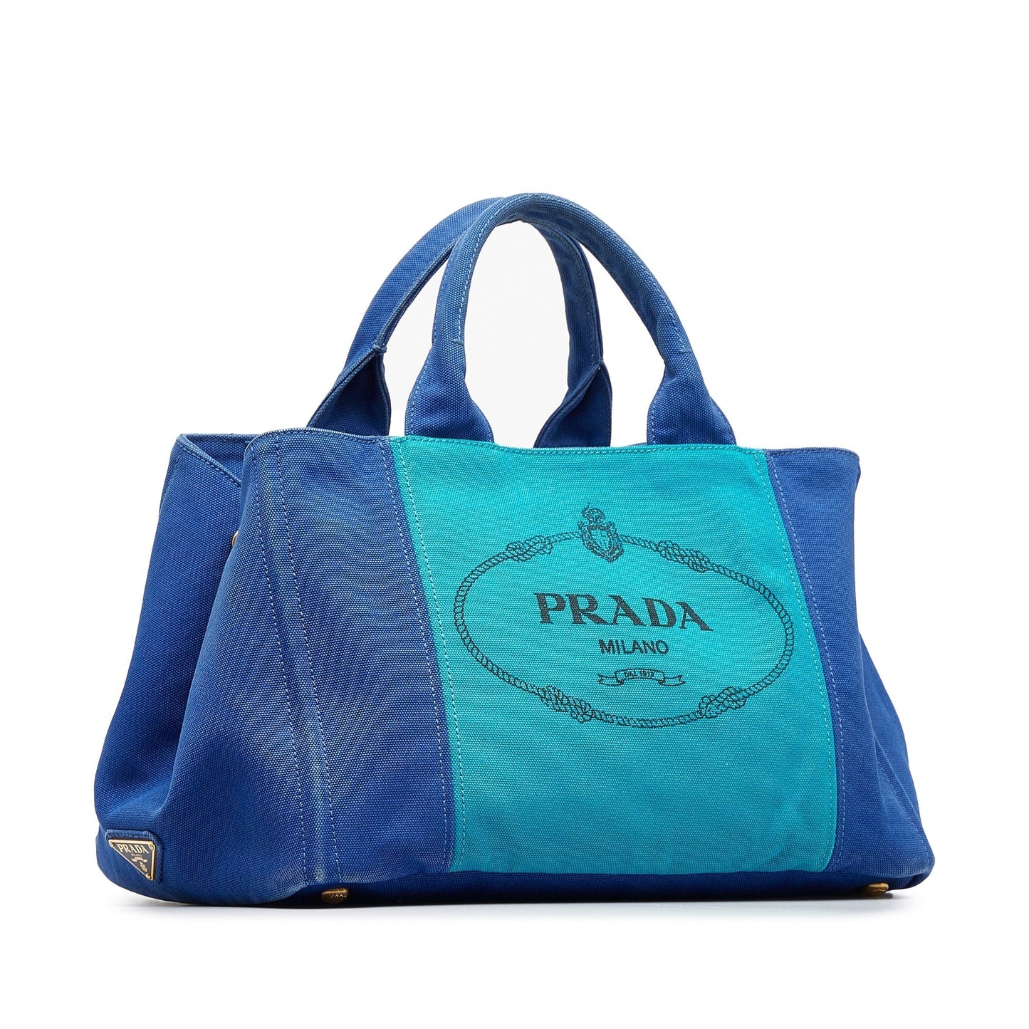 Prada Canapa Logo Satchel