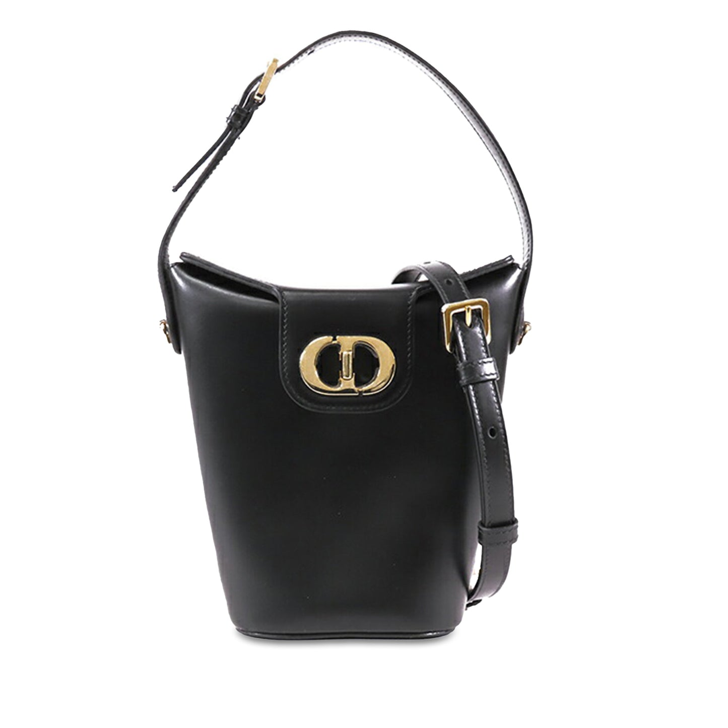 Mini Calfskin 30 Montaigne Amber Bucket Bag