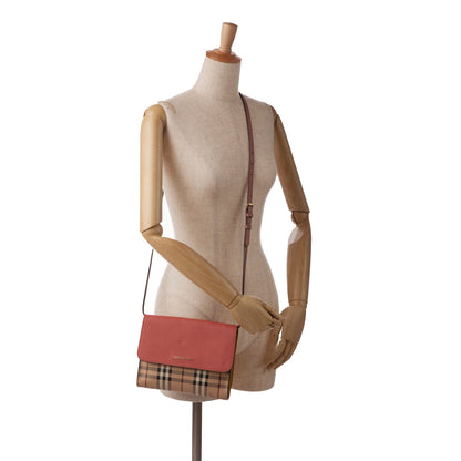 Burberry Loxley Brown Haymarket Canvas