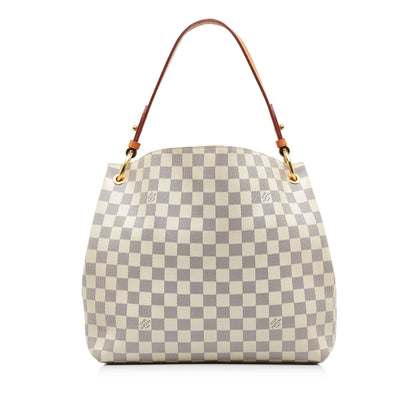 LOUIS VUITTON Damier Azur Graceful PM Shoulder Bag