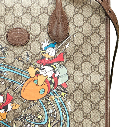 Gucci x Disney Tote Bag Small Donald Duck GG Supreme Canvas