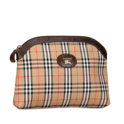 BURBERRY Haymarket Check Clutch Clutch Bag