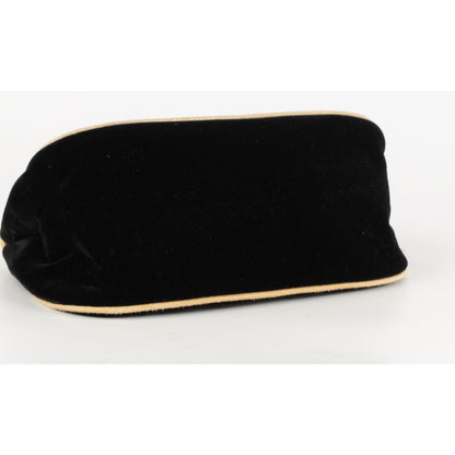 Dior Black Velvet Pouch