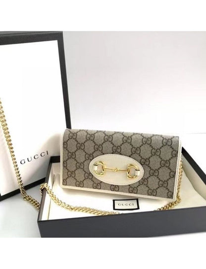 Gucci Horsebit 1955 Collection Chain Strap Wallet