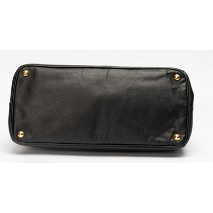 Prada Black Saffiano Lux Leather Medium Tote