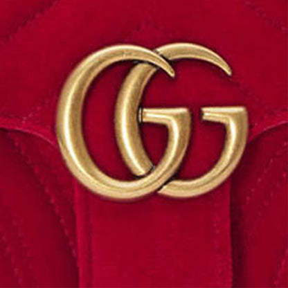 (WMNS) GUCCI GG Marmont Single Shoulder Bag Red 446744-K4D2T-6433