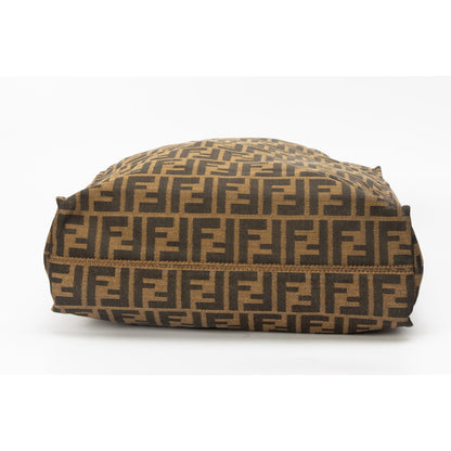 Fendi Zucca Canvas Vertical Shopper Tote