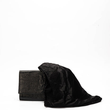 Yves Saint Laurent Black Belle De Jour Flap Clutch
