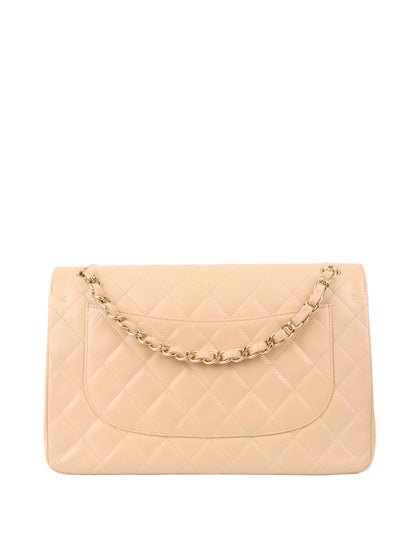 Chanel Beige Jumbo Classic Flap.
