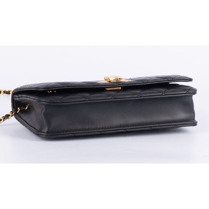 Charles & Keith Flip-lock Quilted Crossbody Bag