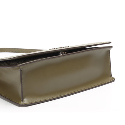 Michael Kors Olive Jet Set Signature Logo Crossbody Bag