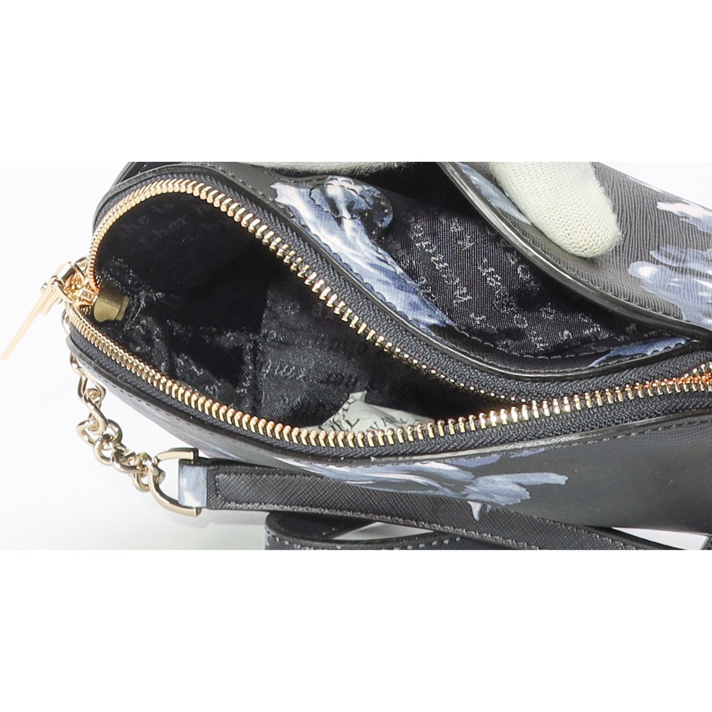 Kate Spade Floral Black Crossbody Bag