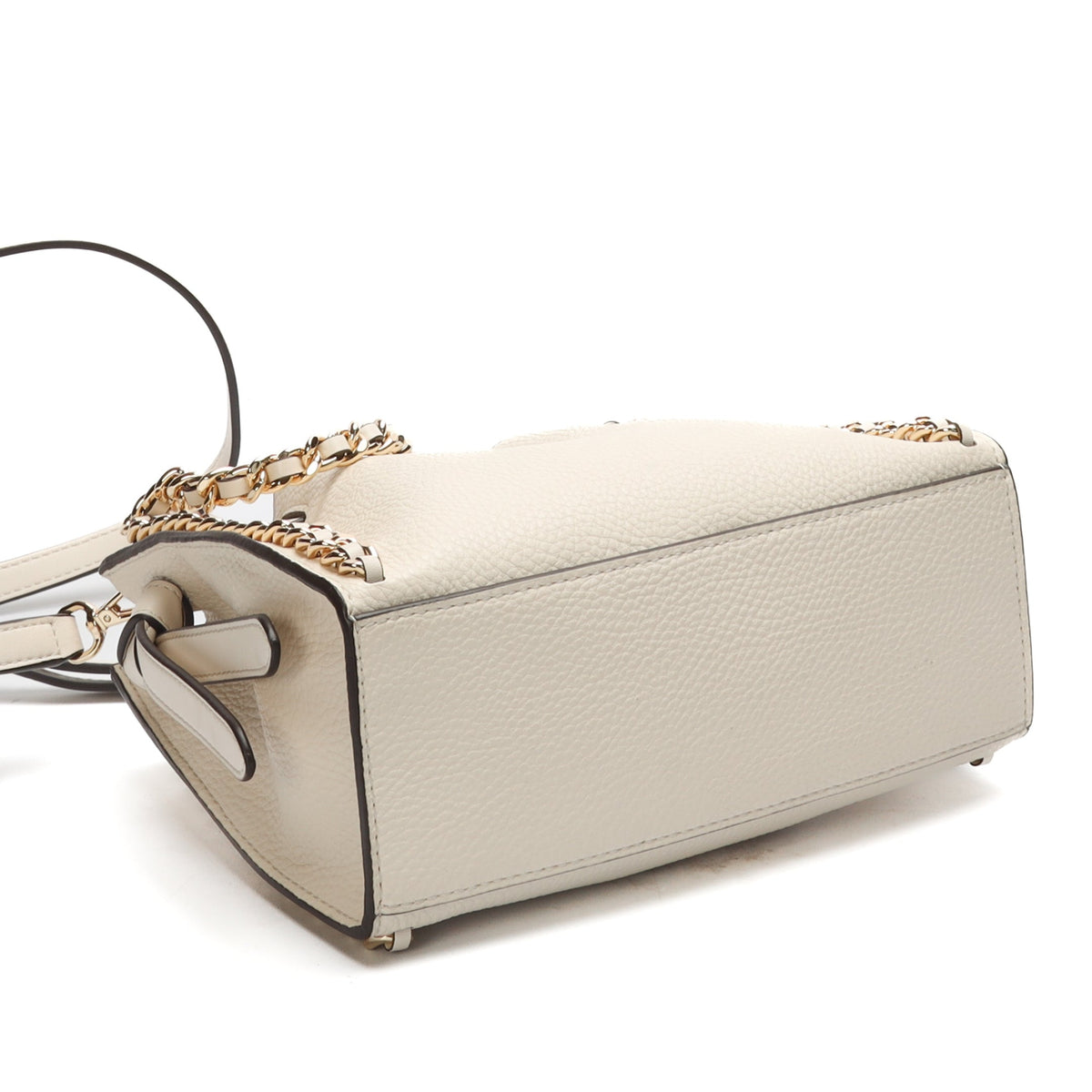 Michael Kors Mina Cream Chain Convertible Crossbody Bag