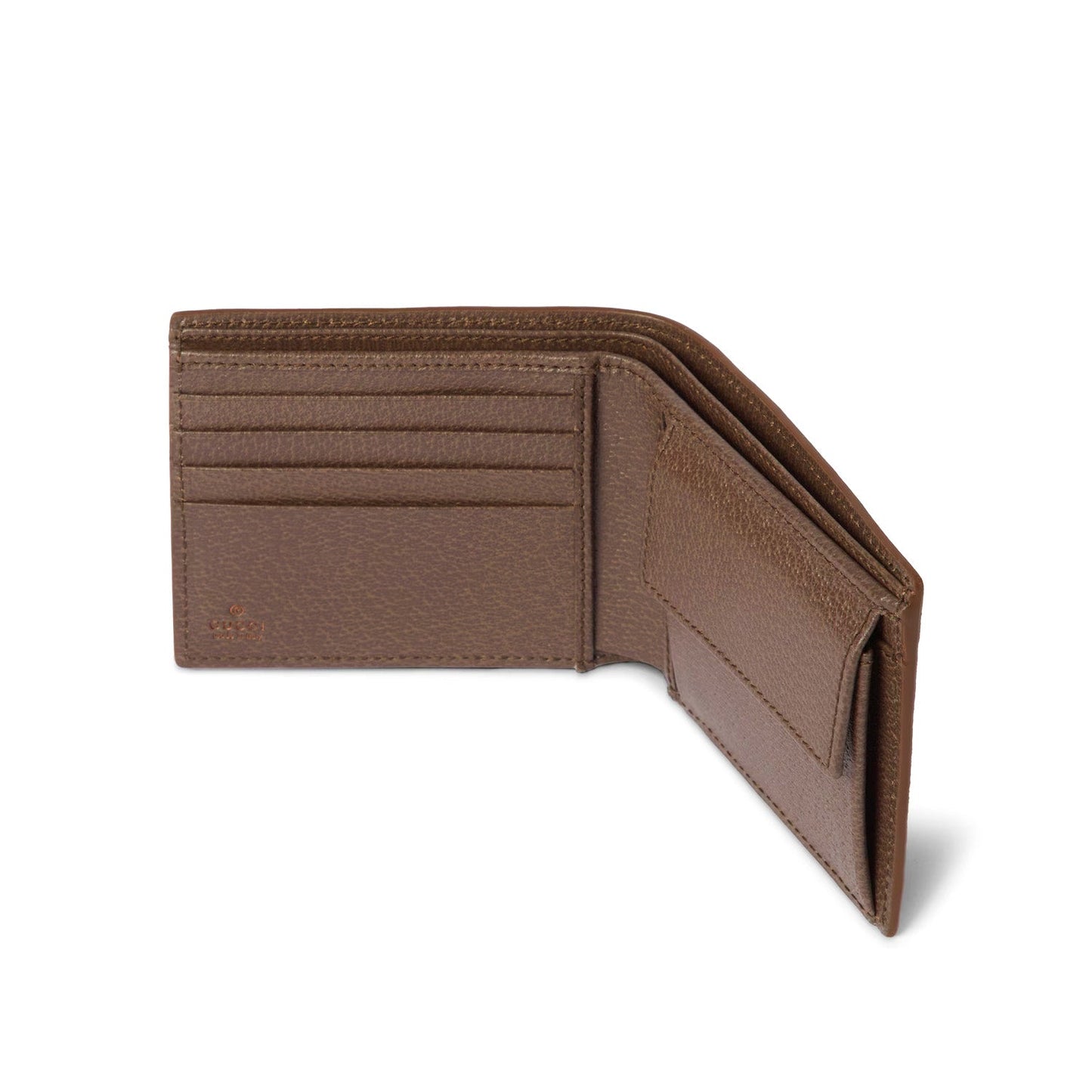 Gucci Brown Interior Gg Coin Wallet