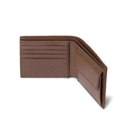 Gucci Brown Interior Gg Coin Wallet