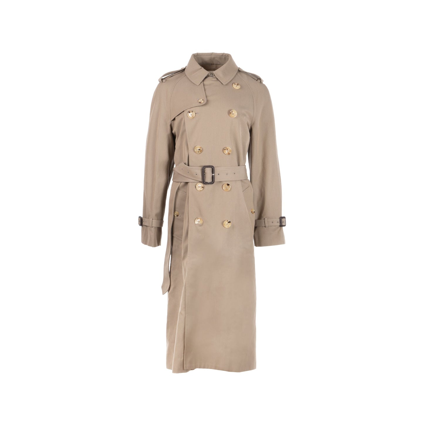 Celine size 42 Trench Coat Laine / Cotton beige