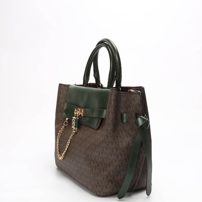 Michael Kors Hamilton Legacy Logo Belted Satchel
