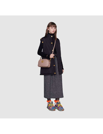 Gucci GG Marmont Series Small Quilted Shoulder Bag