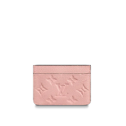 LV Cardholder Monogram Empreinte Rose Poudre