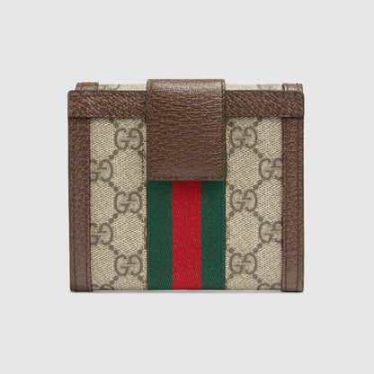 Gucci Ophidia GG French Flap Wallet