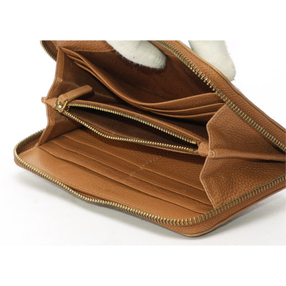 Tory Burch Britten Brown Zip Wallet