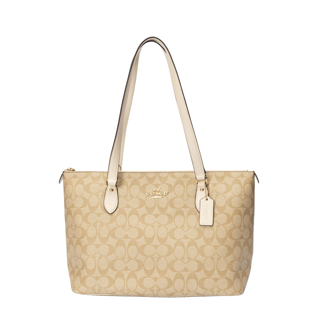 Coach Gallery  Beige Medium Tote Bag
