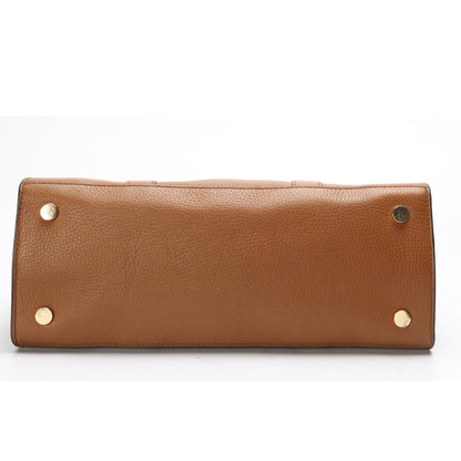 Michael Kors Nouveau Hamilton Brown Satchel