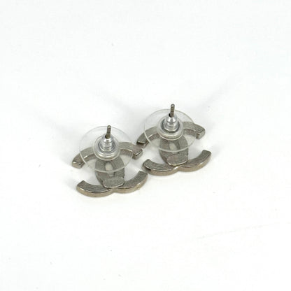 CHANEL CLASSIC DOUBLE C FULL DIAMOND EARRINGS