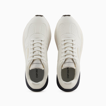 Leather Sneakers With Thermoformed Details