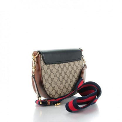 Gucci Padlock Medium GG Shoulder Bag Beige/Ebony Black