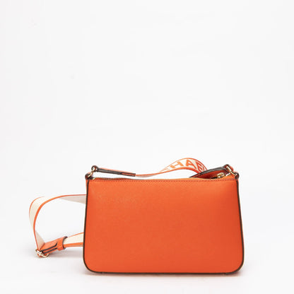 Michael Kors Jet Set Orange Crossbody Bag Airpods Pro Case