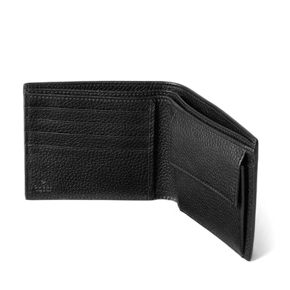 Gucci Logo Coin Wallet Green Interior
