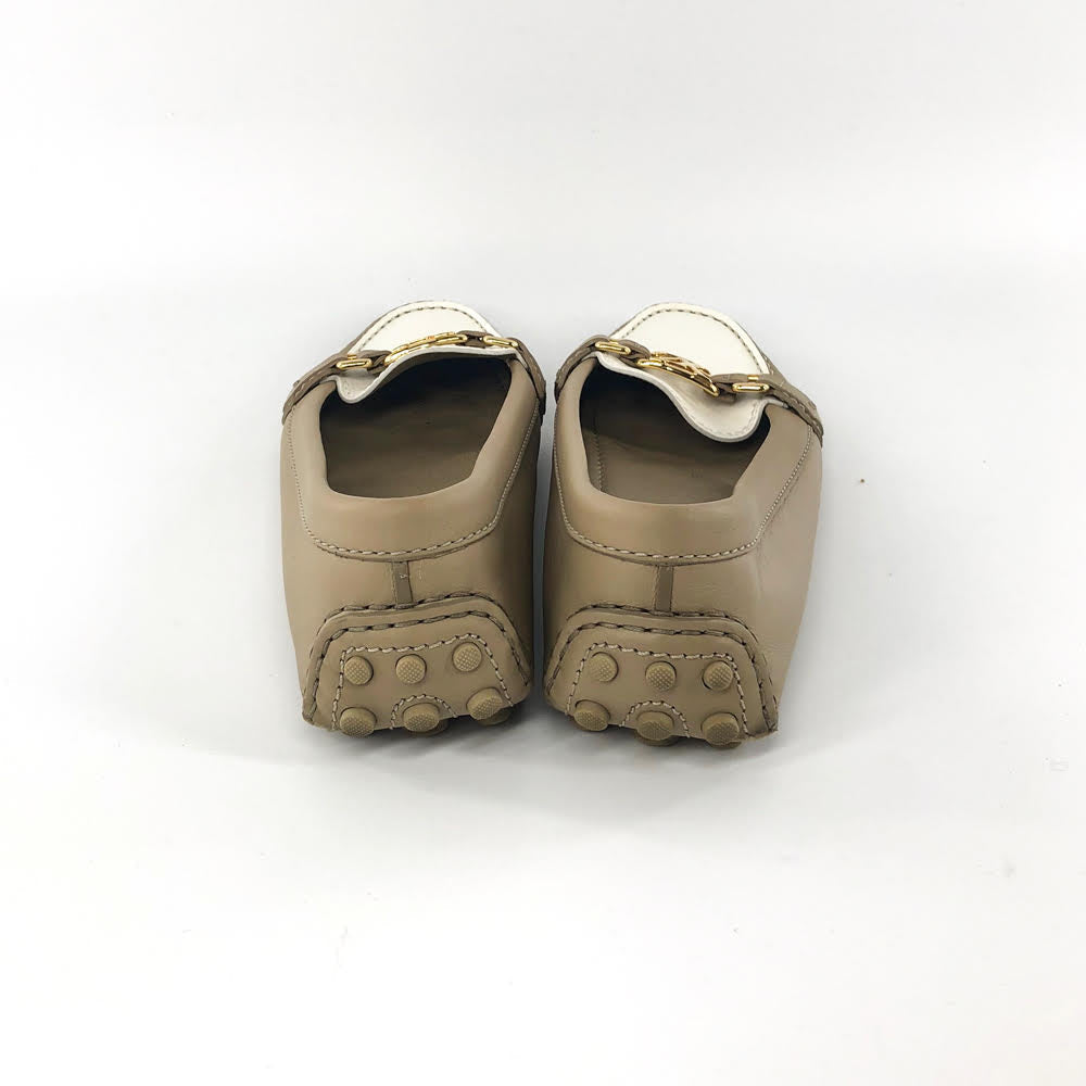 Louis-Vuitton LV Buckle Classic Two-toned Flats