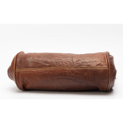 Prada Brown Leather Shoulder Bag