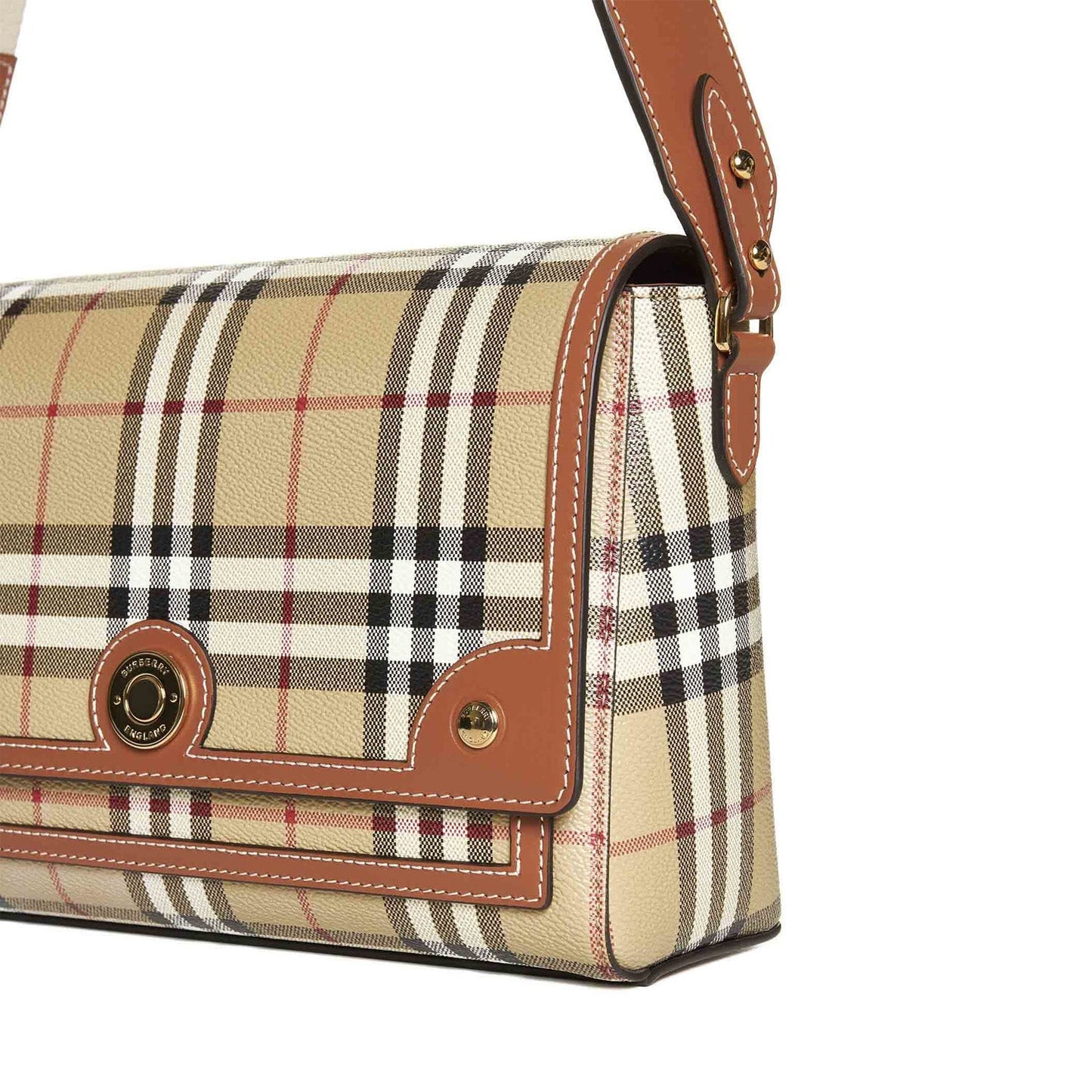 Burberry Embroidered Fabric Note Crossbody Bag